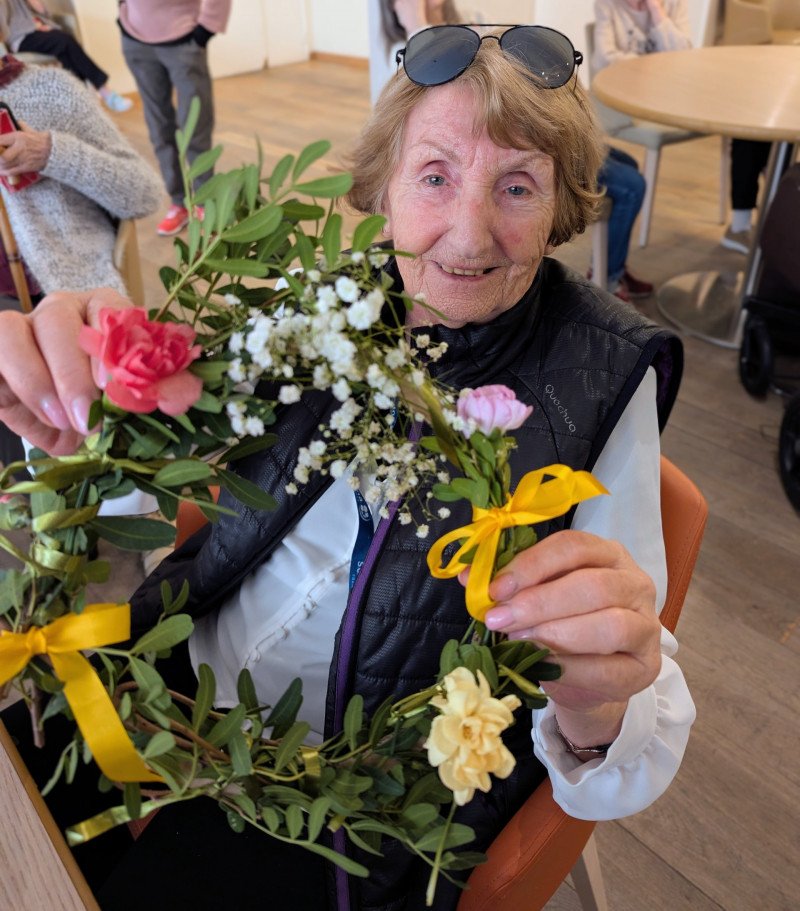 Couronnes de fleurs pour célébrer le printemps