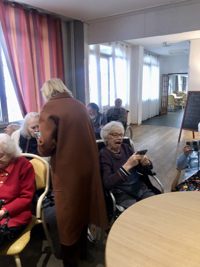 Visite du CCAS de Manosque pour la nouvelle année.