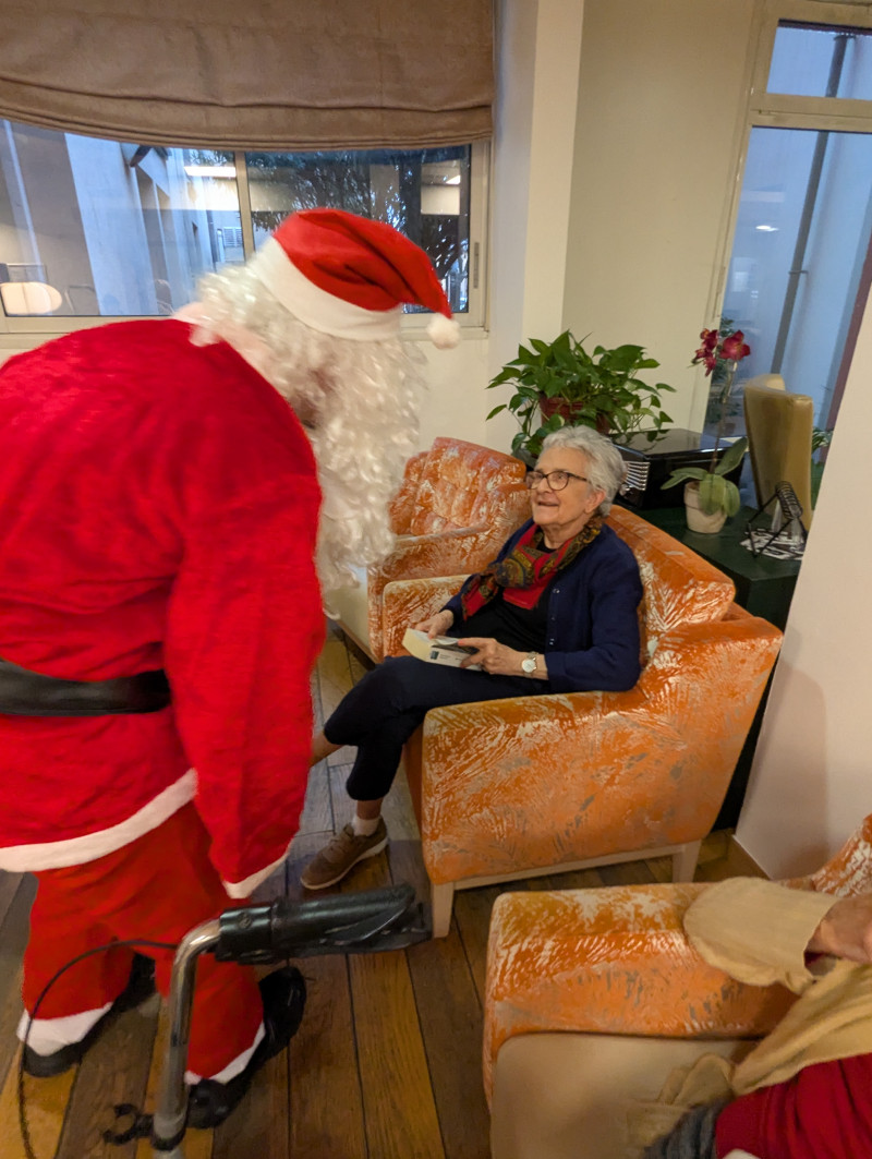 La visite du Père Noël