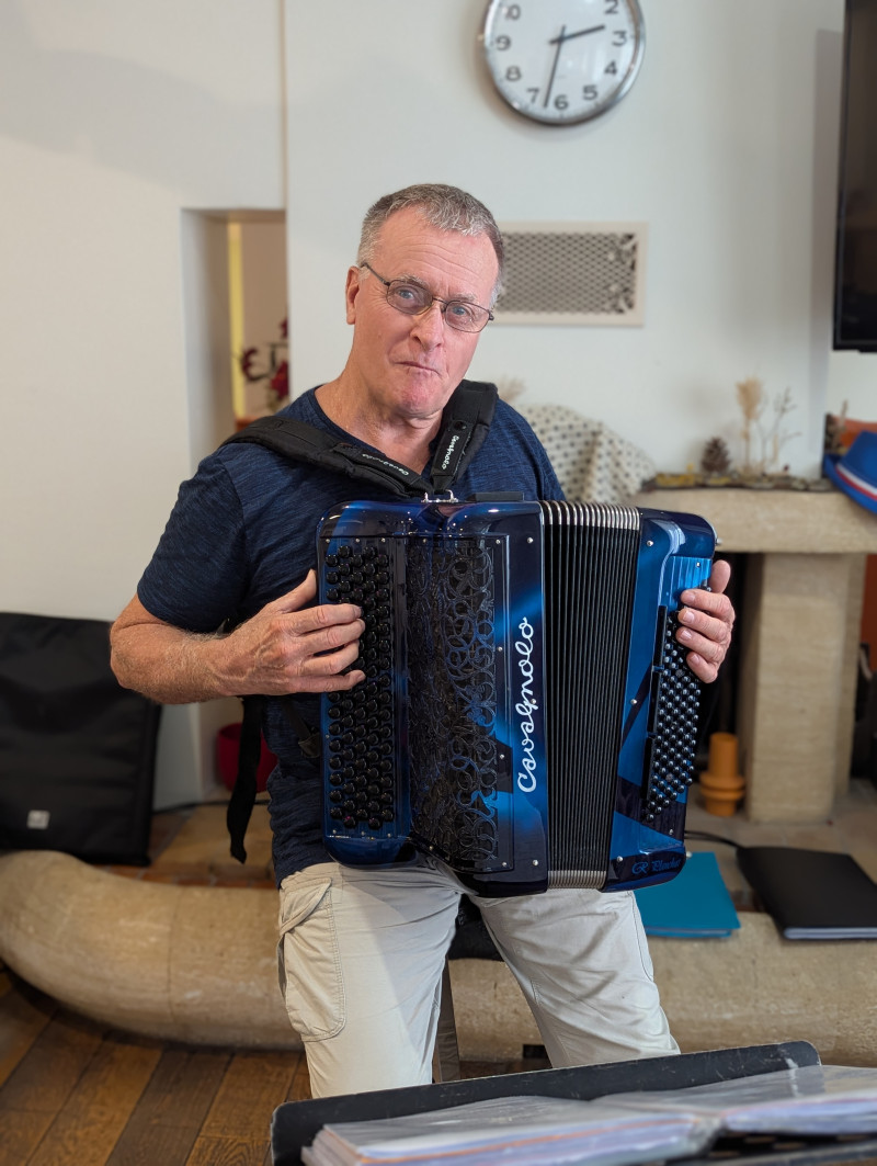 René et son accordéon !