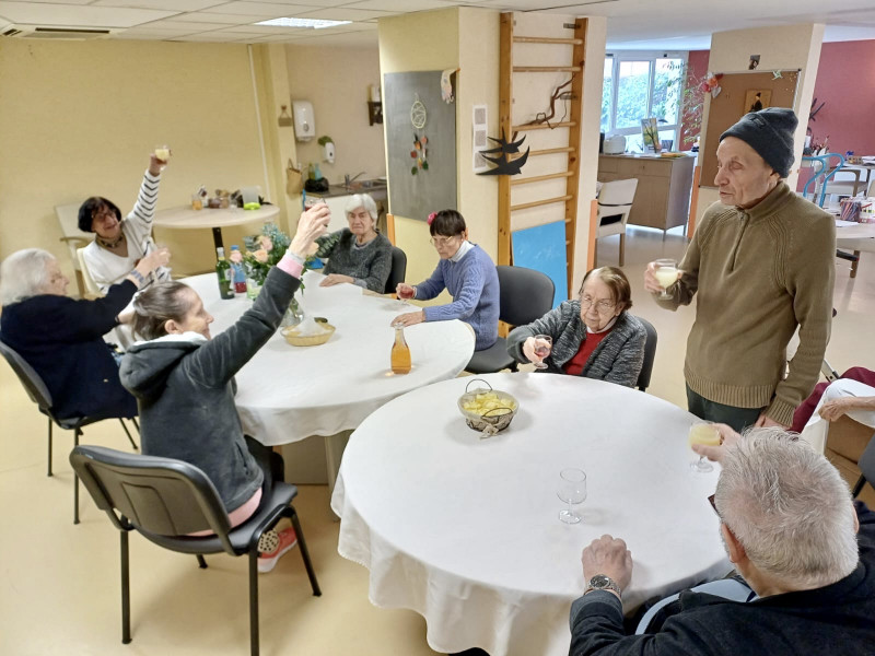 Préparation du repas au PASA