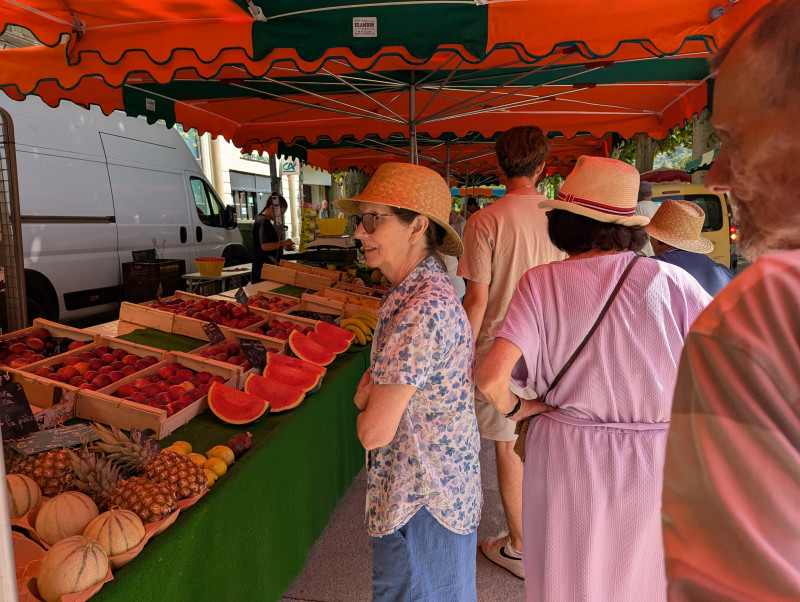 Sortie au marché