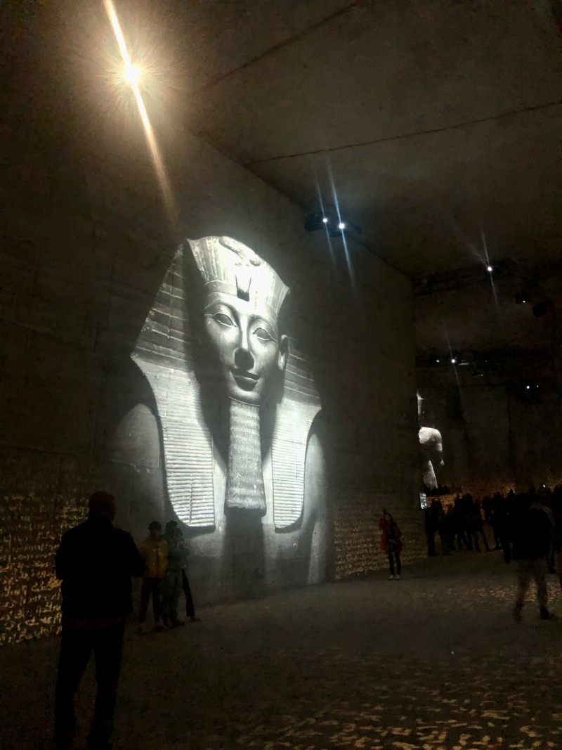Sortie aux Carrières des lumières