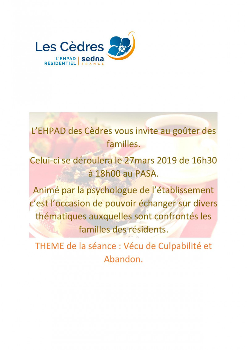 actualité EHPAD SEDNA