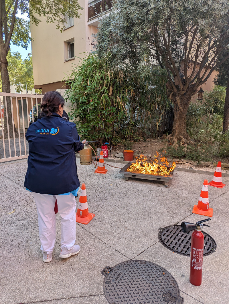 Formation incendie pour nos salariés