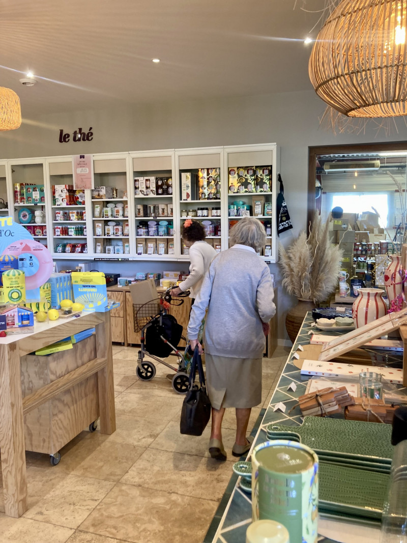 Visite de la boutique Terre d'Oc