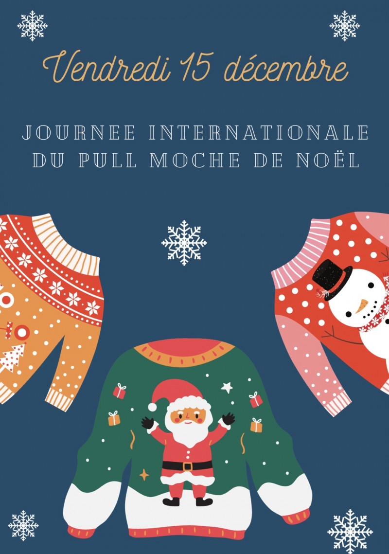 15 décembre - Journée internationale du pull moche de Noël