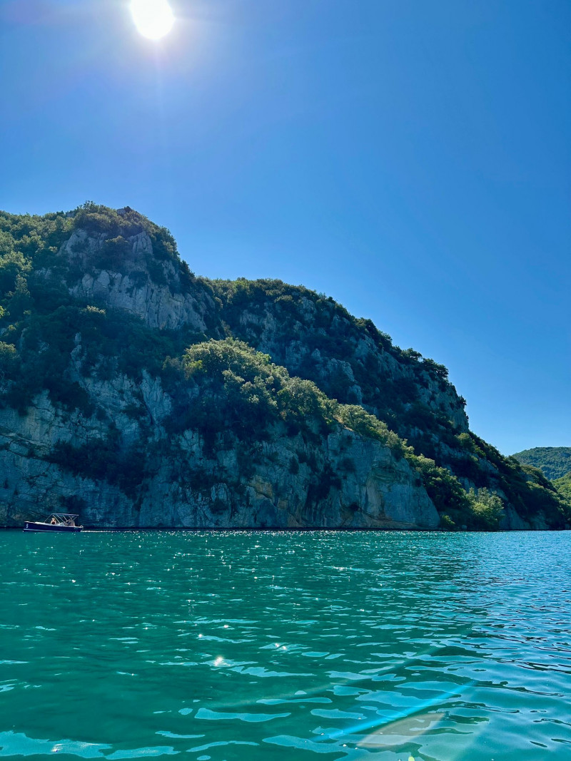 Sortie en bateau dans les Gorges du Verdon